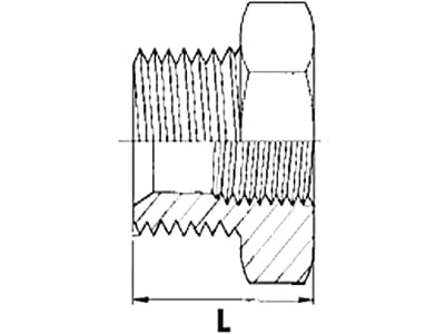 Gewindereduzierung "RI" kurze Bauform G 3/8" AG/R 1/4" IG, Stahl, verzinkt