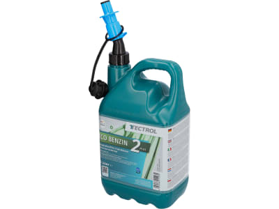 TECTROL ECO BENZIN 2 PLUS 5l + Einfüllsystem Kanister   Sonderkraftstoff, Gerätebenzin, Alkylatbenzin für 2-Takt-Motoren, gebrauchsfertig, Spezialkraftstoff