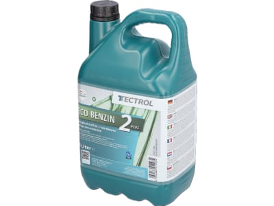 TECTROL ECO BENZIN 2 PLUS 5 l Kanister   Sonderkraftstoff, Gerätebenzin, Alkylatbenzin für 2-Takt-Motoren, gebrauchsfertig, Spezialkraftstoff