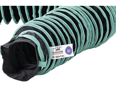 REMKO Warmluftschlauch 203 mm x 7,6 m, für Heizkanone ATK 25, CLK 30, CLK 50, 1009501