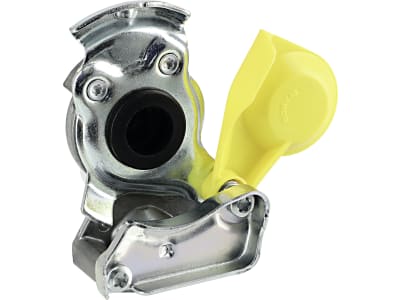 Wabco Kupplungskopf gelb, für Anhänger, 2-Kreis-Anlage, Bremse, M 22 x 1,5 IG, 452 200 012 0 Wabco Kupplungskopf gelb, für Anhänger, 2-Kreis-Anlage, Bremse, M 22 x 1,5 IG, 452 200 012 0
