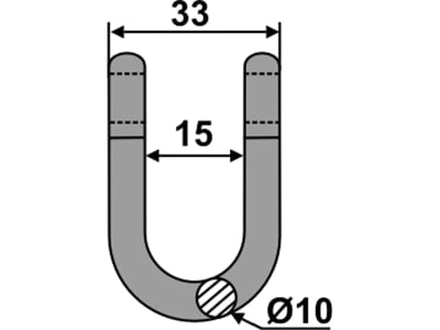Industriehof® Schäkel gerade, Bohrung 10 mm, für Fischer, 63-HAN-73 Industriehof® Schäkel gerade, Bohrung 10 mm, für Fischer, 63-HAN-73