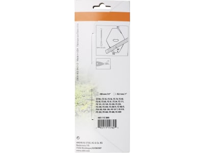 STIHL Grasschneideblatt "GSB 230-2" Schnittbreite 230 mm, 2-flügelig, 4001 713 3805