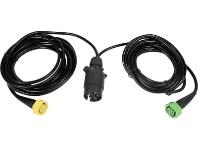 TRAILER POOL Adapterkabel 4 m 7-polig Fahrzeug/2 x 5-polig Bajonett, für Rückleuchte Aspöck®, Jokon, 014 003 040