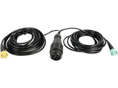 TRAILER POOL Adapterkabel 8,0 m 13-polig Fahrzeug/2 x 5-polig Bajonett, für Rückleuchte Aspöck®, Jokon, 014 003 170