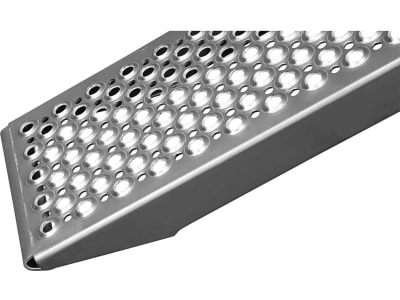 TRAILER POOL Verladeschiene Aluminium gebogen, randlos, rutschhemmend, 2 St.