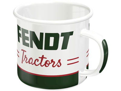 Fendt Tasse "Retro" 360 ml, Metall emailliert, X991025208000