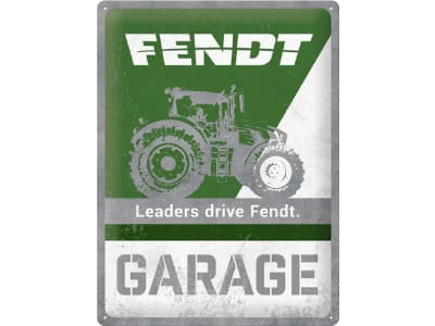 Fendt Hinweisschild "Fendt Garage" 300 x 400 mm, X991021019000