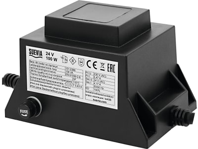 Suevia Trafo 230 V/24 V, 100 W, für Schwenktröge Mod. 8721, 8722, 8723, 8725, 8731, 8732, 8733, 8735, 101.0380