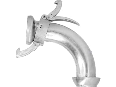 Perrot Bogen "KRKB" M-Teil/V-Teil, 90 °, Stahl, verzinkt