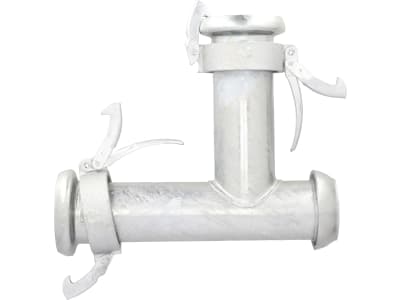 Perrot T-Stück "KT 133 x 133" M-/V-Teil 133 mit Abgang M-Teil 133, inkl. Gummidichtring, KF73820