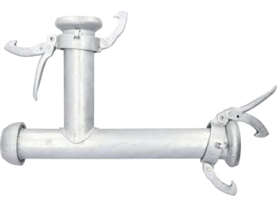 Perrot T-Stück "KT" M-/V-Teil mit Abgang M-Teil, inkl. Gummidichtring