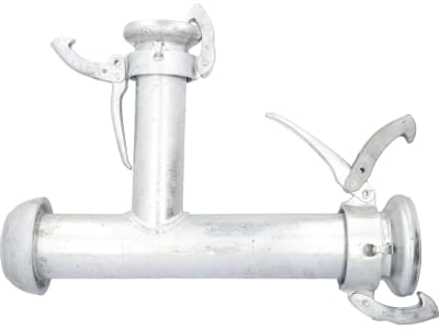 Perrot T-Stück "KT 89 x 70" M-/V-Teil 89 mit Abgang M-Teil 70, inkl. Gummidichtring, KF73760