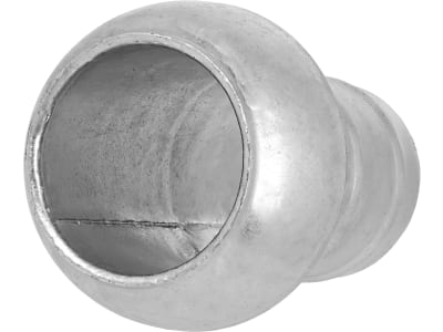 Perrot V-Teil "KVS-Si", 70 V-Teil x Ø 70 mm mit gesickter Schlauchtülle, verzinkt, KF75830