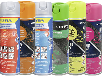 Lyra Markierungsspray 500 ml für Baum- und Holzmarkierung