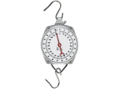 KERBL Hängewaage "Premium" mechanisch silber, Wägebereich 0 – 100 kg, 29954