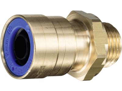 Wabco Verschraubung M 16 x 1,5 AG, Länge 30 mm, für Poyamidrohr 12 x 1,5 mm, 893 800 002 2