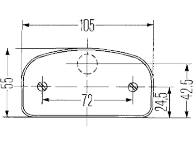 2KA 001 386-231 HELLA 023059 Kennzeichenbeleuchtung links, rechts