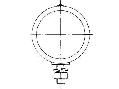 Hella® Positionsleuchte rund, vorn links/rechts, Ø außen 71 mm, 2PF 001 648-161