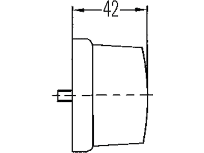 Hella® Positionsleuchte quadratisch, vorn links/rechts, 62 x 62 x 42 mm, 2PF 004 081-001 Hella® Positionsleuchte quadratisch, vorn links/rechts, 62 x 62 x 42 mm, 2PF 004 081-001