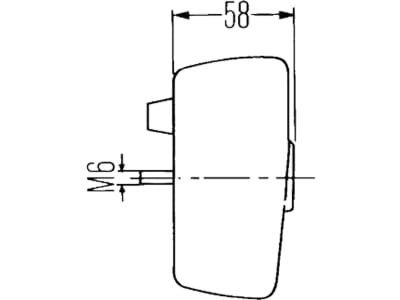 Hella® Schlussleuchte rund, links/rechts, Ø 115 mm, K (10W); K (18W), Schlusslicht; Bremslicht; Blinklicht; Kennzeichenlicht, 2SE 001 679-051