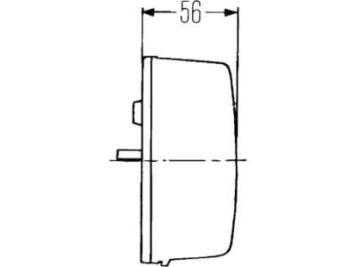 Hella® Schlussleuchte eckig, links/rechts, 121 x 121 x 56 mm, P21W / R10W, Schlusslicht; Bremslicht; Blinklicht; Kennzeichenlicht, 2SE 002 578-701