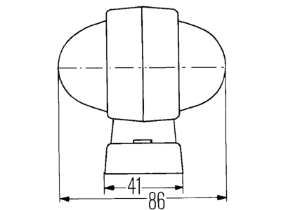 Hella® Positionsleuchte eckig, oben/seitlich links/rechts, 98 x 85 x 86 mm, mit Umrisslicht, vorverkabelt, 2XS 955 031-001