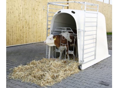 KERBL Kälberiglu "CalfHouse Premium Plus" für 1 Kalb, mit schwerer Umzäunung, 14585