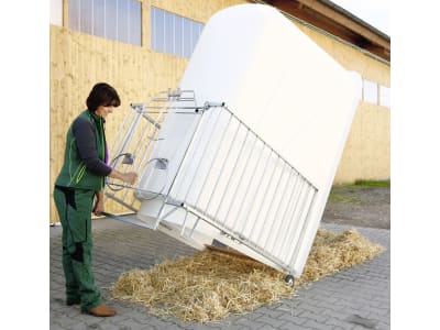KERBL Kälberiglu "CalfHouse Premium Plus" für 1 Kalb, mit schwerer Umzäunung, 14585