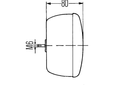 Hella® Schlussleuchte rund, links/rechts, Ø 140 mm, P21W / R5W, Schlusslicht; Bremslicht; Blinklicht, 2SD 001 685-211