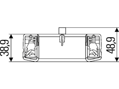 Hella® LED-Positionsleuchte eckig, hinten links/rechts, rot, 65 x 16 x 11  mm, 12 V DC, E4 8115, 2TM 357 010-011 günstig online kaufen