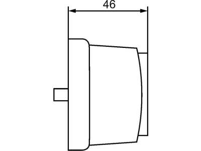 Hella® Schlussleuchte eckig, links/rechts, 62 x 62 x 46 mm, C5W, Schlusslicht, 2TM 357 012-011