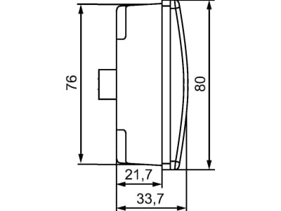 Hella® LED-Schlussleuchte eckig, Schluss- und Bremslicht, 24 V DC, 2SB 357 029-111