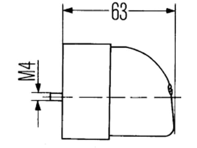 Hella® Kennzeichenleuchte hinten links/rechts, C5W, schwarz, oval, 105 x 55 x 63 mm, Sockel SV 8,5-8, 2KA 001 386-281