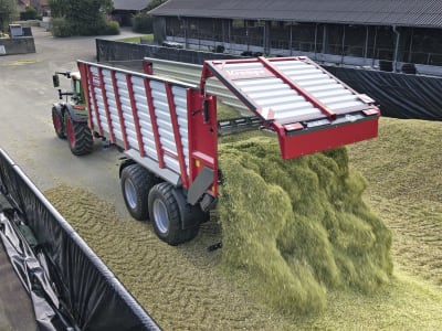 Krampe Häckselwagen "Radium 830S" Nutzlast 22 t, Transportvolumen 42 m³