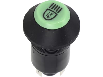 Fendt Druckknopfschalter "Arbeitsscheinwerfer oben", grün, für Traktor Farmer, Favorit, Vario, Xylon, G312900160012