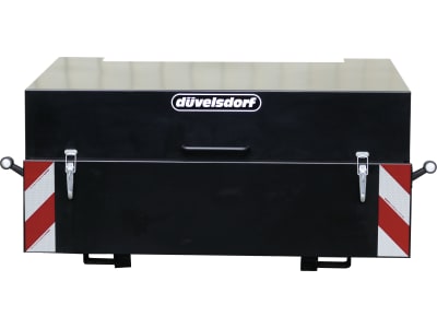 Düvelsdorf Transportbox "HD" 1.100 l, Tragkraft 1.000 kg, schwarz, 3520110