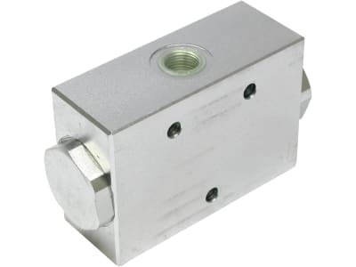 Mengenteiler Stahl, R 1/2"-14 IG (P)/R 3/8"-19 IG (A+B), 25 – 40 l/min, 50:50, nicht verstellbar