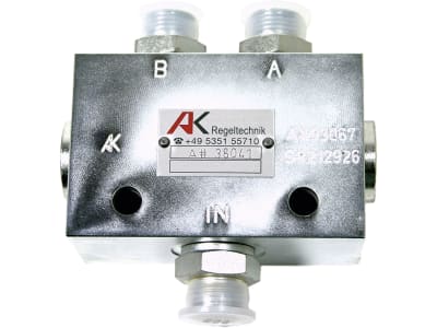 Gassenmarkierungsventil "-TG-" , 3 x Verschraubung GE 12 L