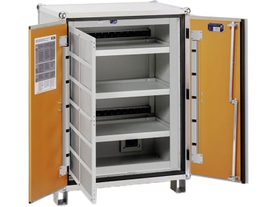 Cemo Akku-Ladeschrank "Premium Plus 8/10" 400 V, mit Füßen, 4 Ebenen, Kapazität 6 kWh, mit lockEX 2.0, 12123