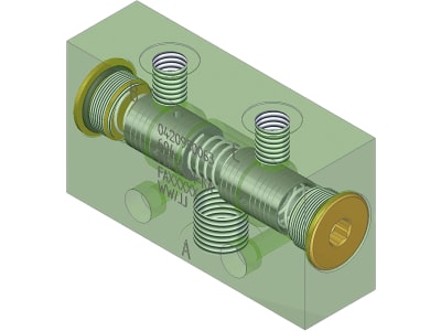 Mengenteiler "MS-6301-KA" M 12 x 1,5 IG, Nenndurchfluss 30 l/min