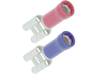 Hevi Flachsteckhülsen-Sortiment 0,25 – 1,0 mm²; 1,0 – 2,5 mm², 10 St., teilisoliert