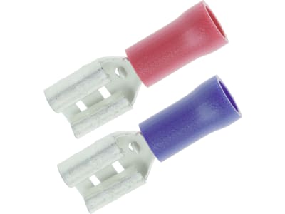 Hevi Flachsteckhülsen-Sortiment 0,25 – 1,0 mm²; 1,0 – 2,5 mm², 10 St., teilisoliert