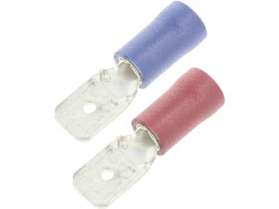 Hevi Flachstecker-Sortiment 0,25 – 1,0 mm²; 1,0 – 2,5 mm², 10 St., teilisoliert