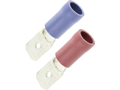 Hevi Flachstecker-Sortiment 0,25 – 1,0 mm²; 1,0 – 2,5 mm², 10 St., teilisoliert