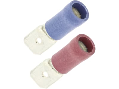 Hevi Flachstecker-Sortiment 0,25 – 1,0 mm²; 1,0 – 2,5 mm², 10 St., teilisoliert