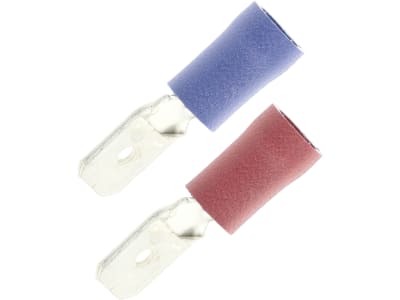 Hevi Flachstecker-Sortiment 0,25 – 1,0 mm²; 1,0 – 2,5 mm², 10 St., teilisoliert