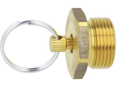 Wabco Entwässerungsventil M 22 x 1,5 AG, mit Schlüsselring, DIN 74292-C, für Luft, Wasser, Mineralöl, 934 300 003 0