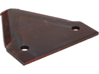 Fendt Messerklinge gezahnt, 82 x 76 x 3 mm für Mähmesser Mähdrescher Fendt, Massey Ferguson, D44103700