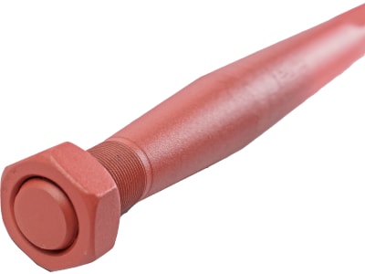 SHW Frontladerzinken "K013" 1.250 mm M 28 x 1,5 AG spitz, gerade, Vierkantprofil, 54435